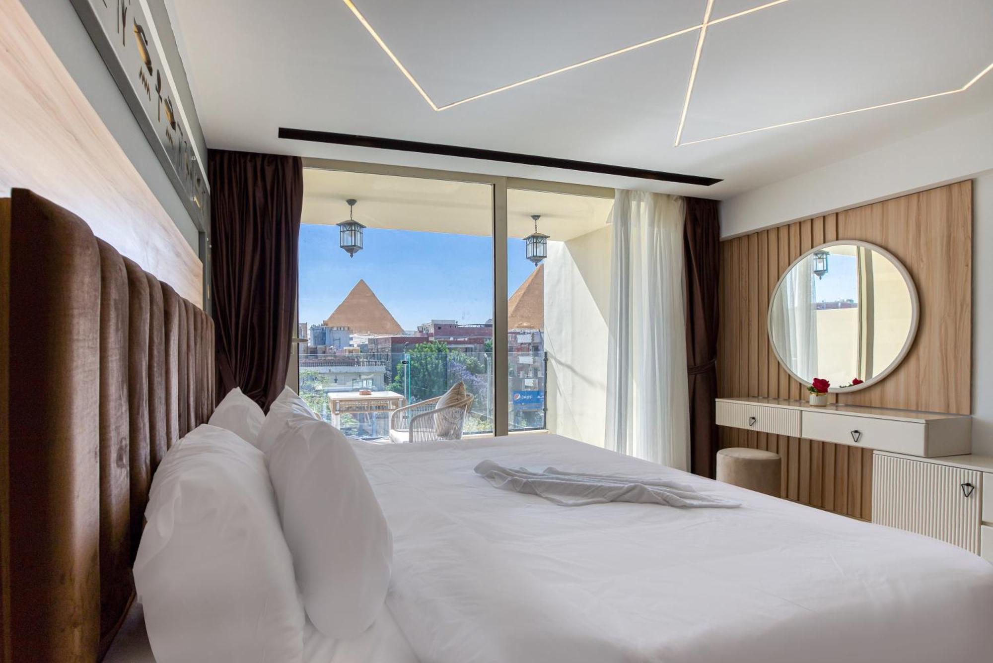 The Platinum Pyramid View Inn Kafrat al Jabal Ngoại thất bức ảnh